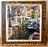 Romantic Canal 2006 Embellished - Venice, Italy Limited Edition Print by Howard Behrens - 1