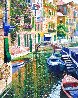 Romantic Canal 2006 Embellished - Venice, Italy Limited Edition Print by Howard Behrens - 0