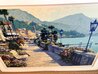 Bellagio Promenade 1991 - Huge - Italy Limited Edition Print by Howard Behrens - 4