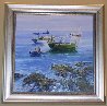 Summer Sea 43x43 - Huge Original Painting by Howard Behrens - 1