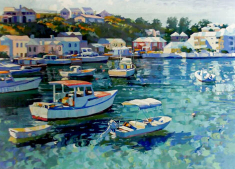 Bermuda 1991 - Huge - Framed 44x54 Limited Edition Print - Howard Behrens