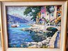 Entebbe - Framed Embellished Lithograph on Canvas - Uganda Limited Edition Print by Howard Behrens - 3 Entebbe - Framed Embellished Lithograph on Canvas - Uganda Limited Edition Print by Howard Behrens - 3