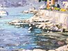 Entebbe - Framed Embellished Lithograph on Canvas - Uganda Limited Edition Print by Howard Behrens - 4 Entebbe - Framed Embellished Lithograph on Canvas - Uganda Limited Edition Print by Howard Behrens - 4
