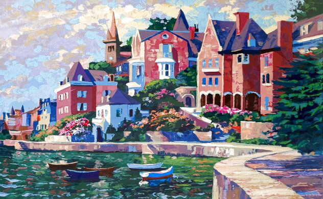 Afternoon at Dinard AP 1995 - France Limited Edition Print by Howard Behrens