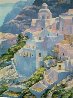 Hillside at Fira 1988 Limited Edition Print by Howard Behrens - 0