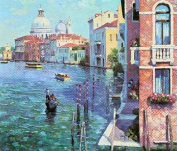 Grand Canal,Venice , Italy 1991 Limited Edition Print - Howard Behrens Grand Canal,Venice , Italy 1991 Limited Edition Print - Howard Behrens