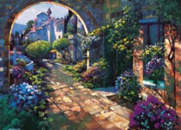 Villa Cipriani TP (Italy) 2004 Original Painting - Howard Behrens Villa Cipriani TP (Italy) 2004 Original Painting - Howard Behrens