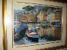 Portofino Harbor, Italy  AP 1992 - Huge Limited Edition Print by Howard Behrens - 1