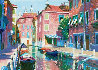 Venetian Canal, Italy 1990  Huge Limited Edition Print by Howard Behrens - 0