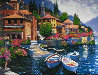 Lake Como Landing - Italy Limited Edition Print by Howard Behrens - 0