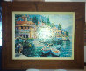 Lake Como Landing - Italy Limited Edition Print by Howard Behrens - 1