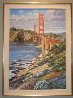 Golden Gate Bridge, San Franciso, Ca  49x36 Original Painting by Howard Behrens - 1