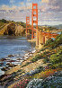 Golden Gate Bridge, San Franciso, Ca  49x36 Original Painting by Howard Behrens - 0