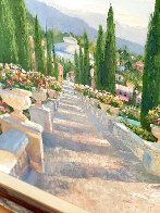 Lake Como Vista, Italy 2002 39x49 Huge Original Painting by Howard Behrens - 5 Lake Como Vista, Italy 2002 39x49 Huge Original Painting by Howard Behrens - 5