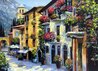 Village Hideaway AP 2000 - Framed Embellished Giclee on Canvas Limited Edition Print by Howard Behrens - 0