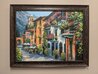 Village Hideaway AP 2000 - Framed Embellished Giclee on Canvas Limited Edition Print by Howard Behrens - 1