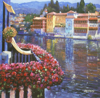 Lakeside Balcony 2011 Embellished Limited Edition Print - Howard Behrens Lakeside Balcony 2011 Embellished Limited Edition Print - Howard Behrens