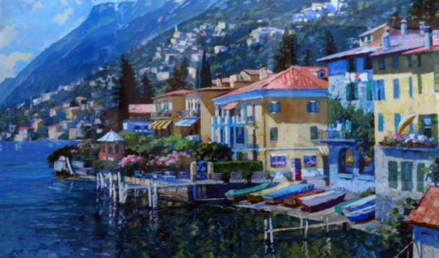 Lugano, Italy 1991 Limited Edition Print by Howard Behrens