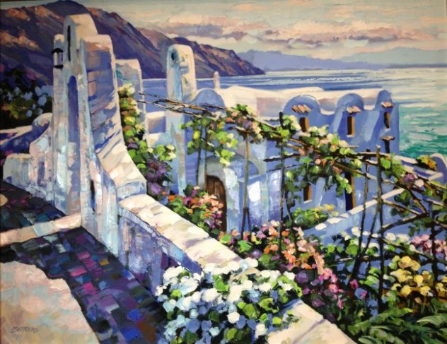 Rhodes, Greece Embellished Limited Edition Print by Howard Behrens