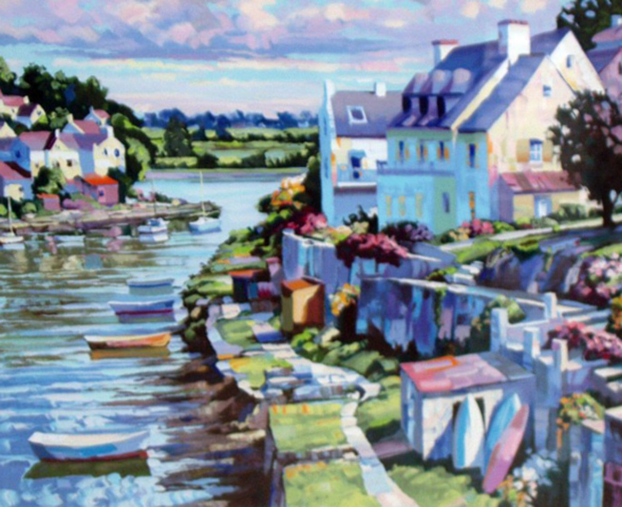 French Suite of 2 Prints AP 1990 Limited Edition Print by Howard Behrens French Suite of 2 Prints AP 1990 Limited Edition Print by Howard Behrens