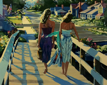 Bethany Beach 1987 Embellished Limited Edition Print - Howard Behrens Bethany Beach 1987 Embellished Limited Edition Print - Howard Behrens