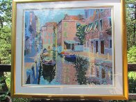 Venetian Canal 1990 - Italy Limited Edition Print by Howard Behrens - 2