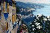 Mediterranean View 1989 Embellished Limited Edition Print by Howard Behrens - 1