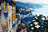 Mediterranean View 1989 Embellished Limited Edition Print by Howard Behrens - 0