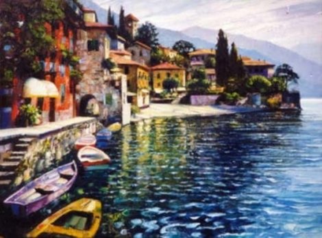 Warmth of Varenna - Italy Limited Edition Print - Howard Behrens