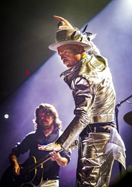 Tragically Hip: Gord Downie, Metal Suit 2016 Photography by Richard Beland