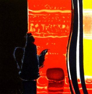 La Cafetiere Rouge 2005 Limited Edition Print - Emile Bellet La Cafetiere Rouge 2005 Limited Edition Print - Emile Bellet