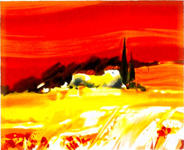 Ciel Rouge Limited Edition Print - Emile Bellet Ciel Rouge Limited Edition Print - Emile Bellet