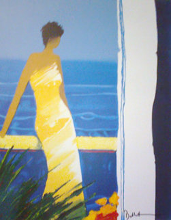 A Docee a la Mer Embellished Limited Edition Print - Emile Bellet A Docee a la Mer Embellished Limited Edition Print - Emile Bellet