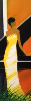La Pianiste 2003 Embellished Limited Edition Print - Emile Bellet La Pianiste 2003 Embellished Limited Edition Print - Emile Bellet