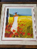 In the Poppy Field Embellished Limited Edition Print by Emile Bellet - 1