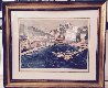 Greek Port with Remarque 1987 Limited Edition Print by Tony Bennett - 1 Greek Port with Remarque 1987 Limited Edition Print by Tony Bennett - 1