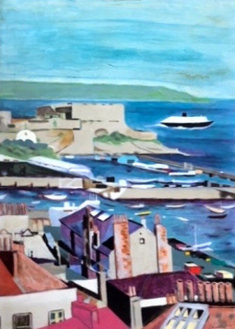 #1 Guernsey Steamer Original Painting - Tony Bennett