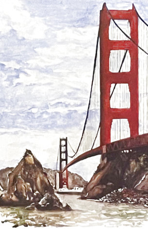 Golden Gate Bridge Limited Edition Print - Tony Bennett