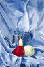 Teapot and Apples Still Life 31x27 Original Painting by Tony Bennett - 0