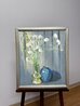 Flowers in Glass Vase 25x22 Oil on Canvas Original Painting by Tony Bennett - 2