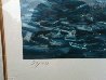 Greek Port with Remarque 1987 Limited Edition Print by Tony Bennett - 3 Greek Port with Remarque 1987 Limited Edition Print by Tony Bennett - 3