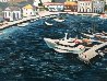 Greek Port with Remarque 1987 Limited Edition Print by Tony Bennett - 4 Greek Port with Remarque 1987 Limited Edition Print by Tony Bennett - 4