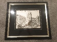 O Solo Mio on the Scene - Powell St. San Francisco Drawing 18x24 Works on Paper (not prints) by Tony Bennett - 1 O Solo Mio on the Scene - Powell St. San Francisco Drawing 18x24 Works on Paper (not prints) by Tony Bennett - 1