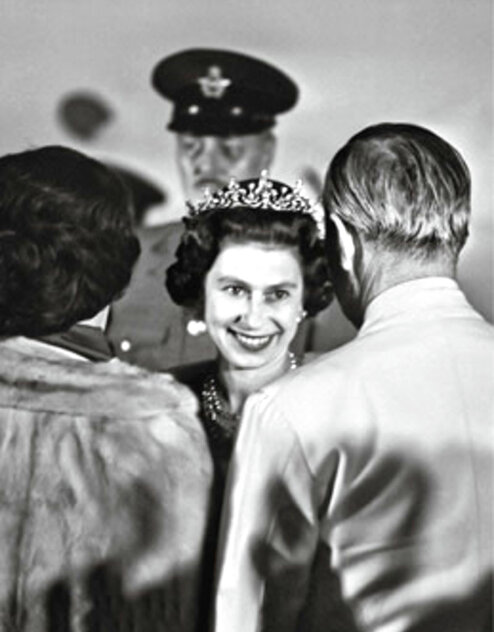 Royal Greeting - Queen Elizabeth Photography by Harry Benson