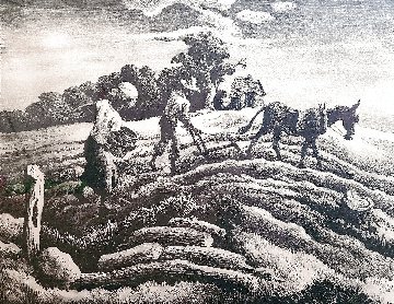 Planting (Spring Plowing) 1939 Limited Edition Print - Thomas Hart Benton Planting (Spring Plowing) 1939 Limited Edition Print - Thomas Hart Benton