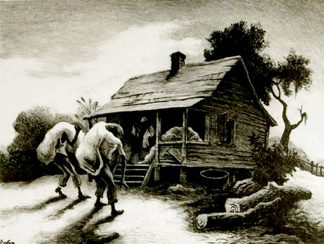 Back from the Fields 1945 Limited Edition Print - Thomas Hart Benton