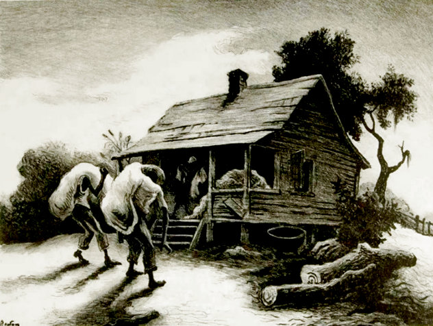 Back from the Fields 1945 Limited Edition Print by Thomas Hart Benton