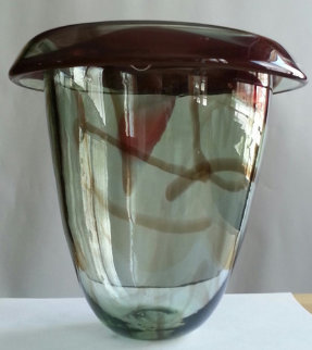 Untitled Early Glass Vase Sculpture 1978 Sculpture - Howard Ben Tre Untitled Early Glass Vase Sculpture 1978 Sculpture - Howard Ben Tre