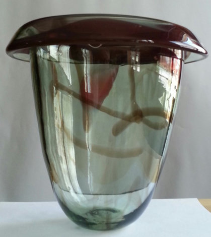 Untitled Early Glass Vase Sculpture 1978 Sculpture - Howard Ben Tre