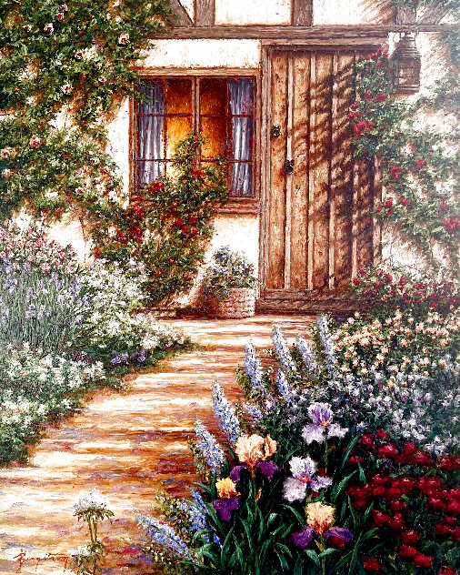 Embrasure De La Porte De Bretagne 2006 36x30 Original Painting by Stephen Bergstrom